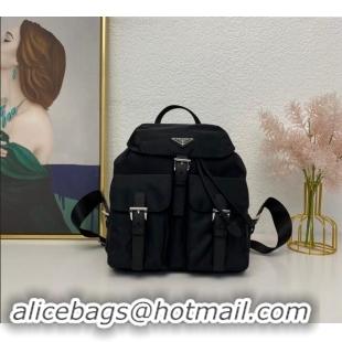 Inexpensive Prada Small Nylon Backpack Bag 1BZ677 Black 2024