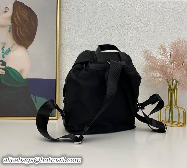 Inexpensive Prada Small Nylon Backpack Bag 1BZ677 Black 2024