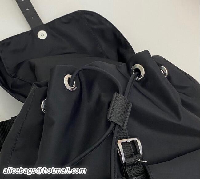 Inexpensive Prada Small Nylon Backpack Bag 1BZ677 Black 2024