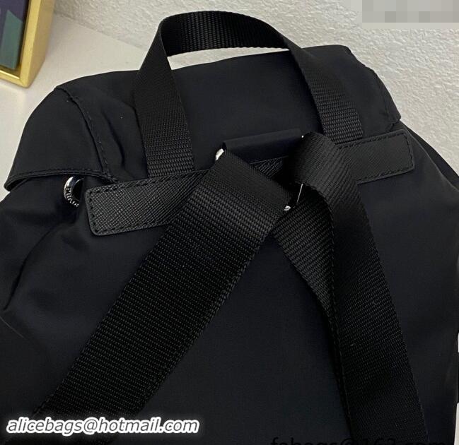 Inexpensive Prada Small Nylon Backpack Bag 1BZ677 Black 2024