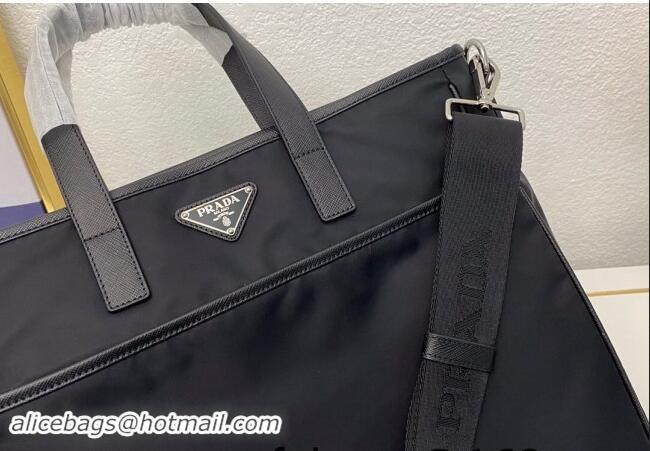 Reasonable Price Prada Mens Nylon Messenger bag VA1032 Black 2024