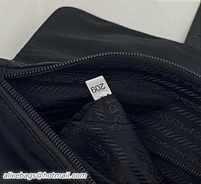 Best Discount Prada Mens Nylon shoulder bag BT8994 Black 2024