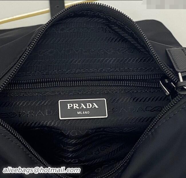 Best Discount Prada Mens Nylon shoulder bag BT8994 Black 2024