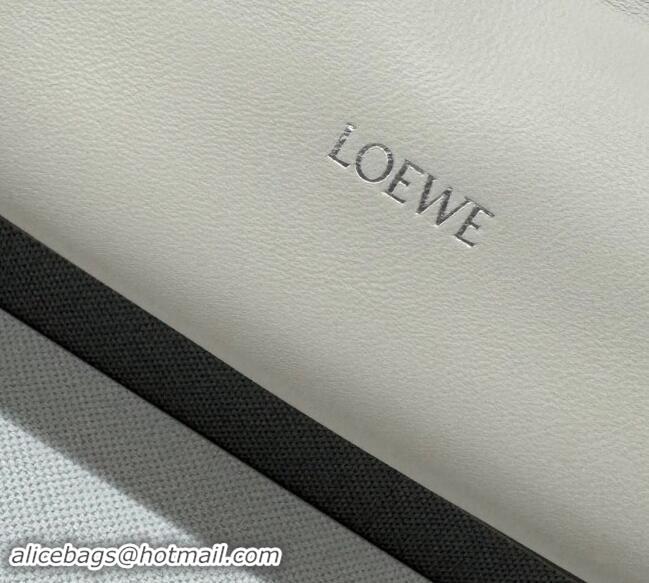 Big Discount Loewe Small Flamenco Purse bag in Nappa Lambskin Sea Salt 012403 White 2024