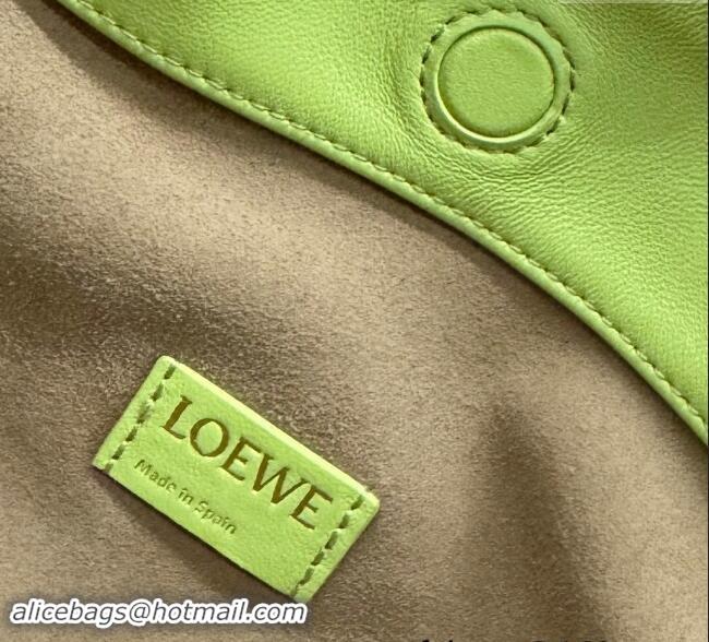 Grade Quality Loewe Small Flamenco Purse bag in nappa lambskin 012403 Neon Green 2024