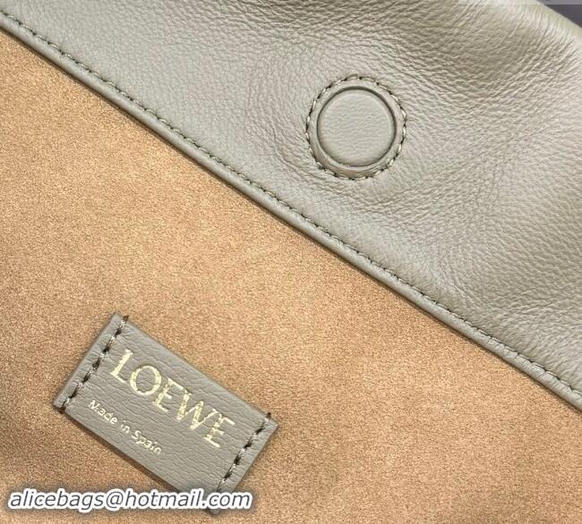 Buy Discount Loewe Small Flamenco Purse bag in Nappa Lambskin 012403 Clay Green 2024