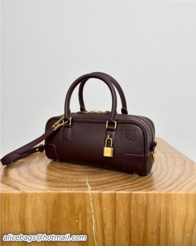 Trendy Design Loewe Amazona 23 Cropped Bag in Nappa Calfskin L2412 Dark Burgundy 2024 Top Quality