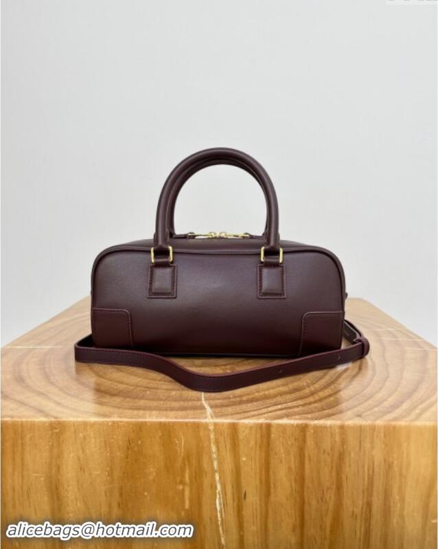 Trendy Design Loewe Amazona 23 Cropped Bag in Nappa Calfskin L2412 Dark Burgundy 2024 Top Quality