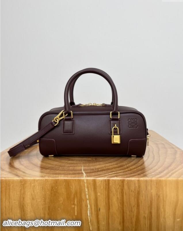 Trendy Design Loewe Amazona 23 Cropped Bag in Nappa Calfskin L2412 Dark Burgundy 2024 Top Quality