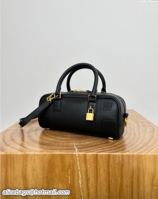 Promotional Loewe Amazona 23 Cropped Bag in Nappa Calfskin L2412 Black 2024 Top Quality