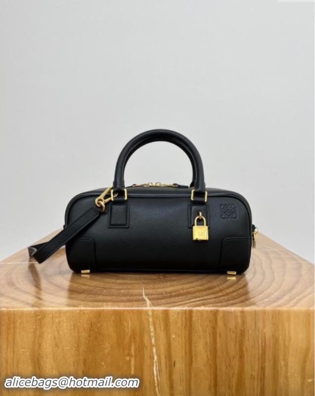 Promotional Loewe Amazona 23 Cropped Bag in Nappa Calfskin L2412 Black 2024 Top Quality