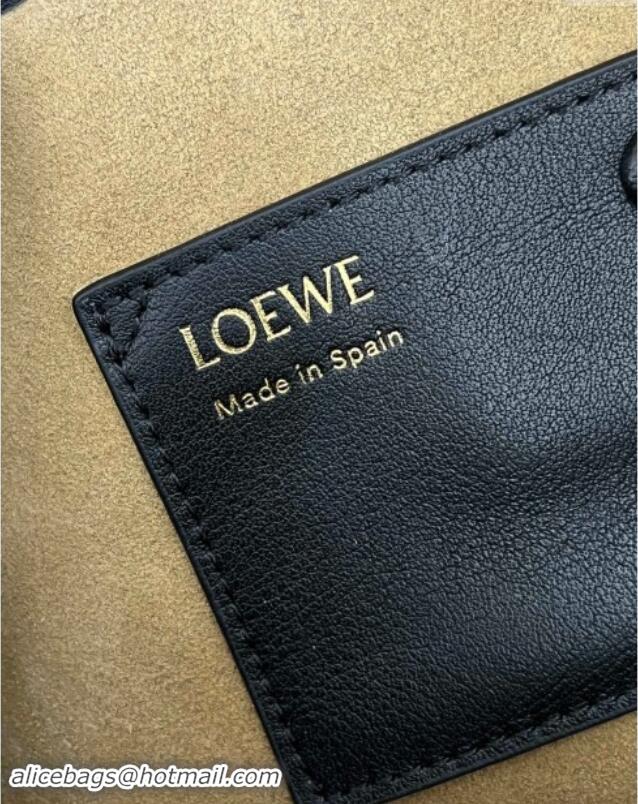 Promotional Loewe Amazona 23 Cropped Bag in Nappa Calfskin L2412 Black 2024 Top Quality