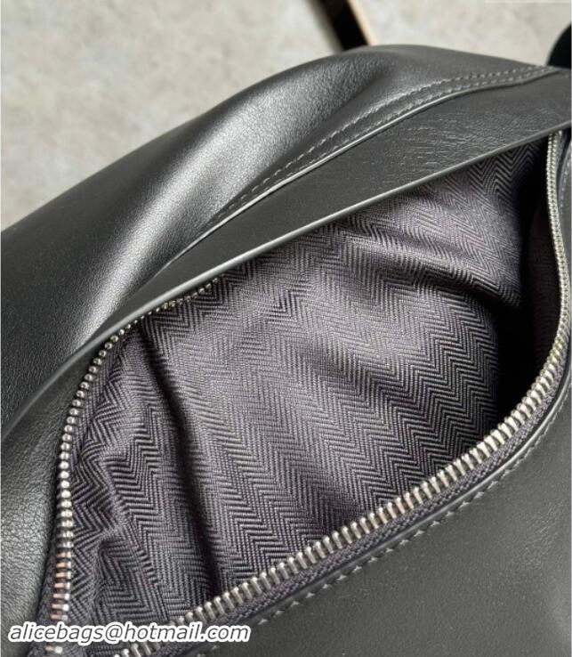 Well Crafted Loewe Flamenco Backpack in Shiny Supple Calfskin D2416 Black 2024 Top Quality