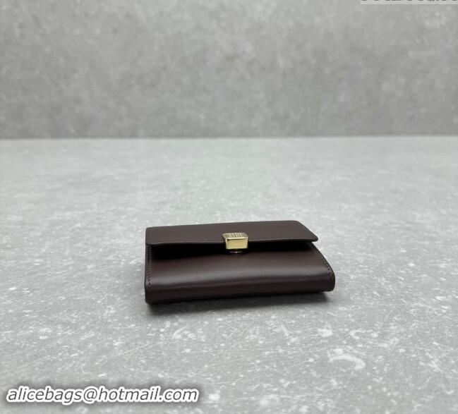 Well Crafted Miu Miu Leather Card Holder Wallet Briarwood MIU004 Brown 2024