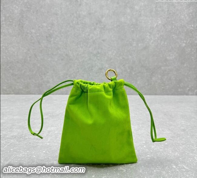 Buy Cheap Miu Miu Suede Pouch 5NG010 Apple Green 2024