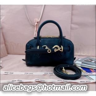 Market Sells Miu Miu Aventure nappa leather mini bag 5BP090 Black 2024