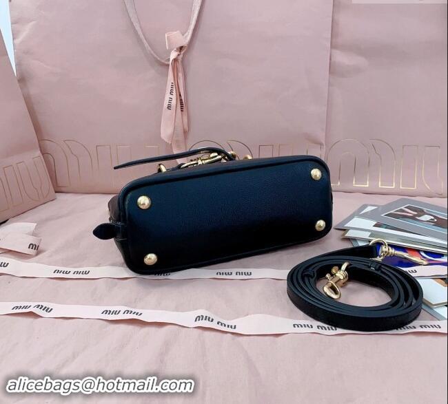 Market Sells Miu Miu Aventure nappa leather mini bag 5BP090 Black 2024