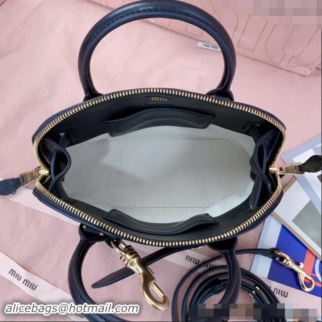 Market Sells Miu Miu Aventure nappa leather mini bag 5BP090 Black 2024