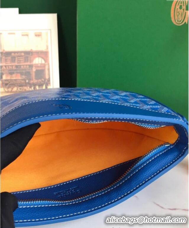 Unique Discount Goyard Hirondelle Shoulder Bag GY8007 Sky Blue 2024