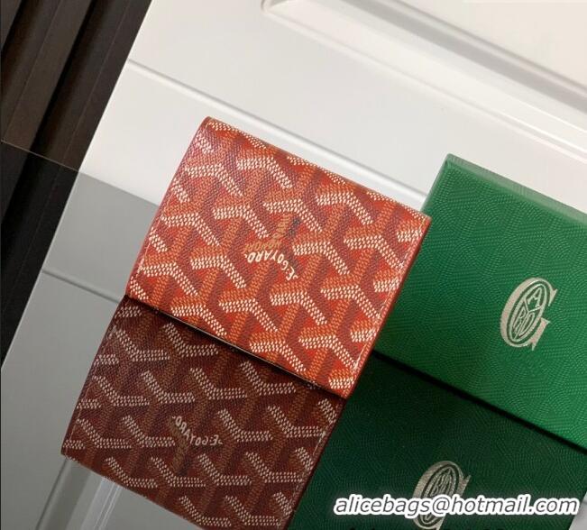 Top Grade Goyard Marigny Wallet GY3312 Red 2024