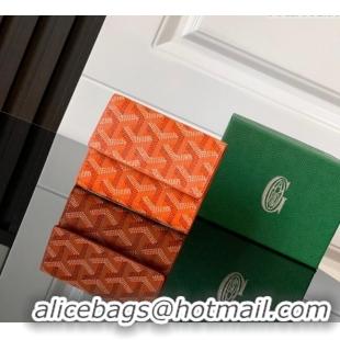 Reasonable Price Goyard Marigny Wallet GY3312 Orange 2024