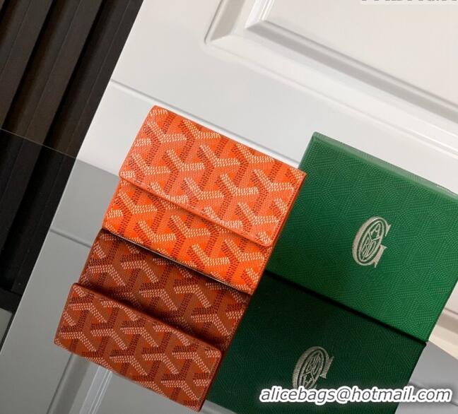 Reasonable Price Goyard Marigny Wallet GY3312 Orange 2024