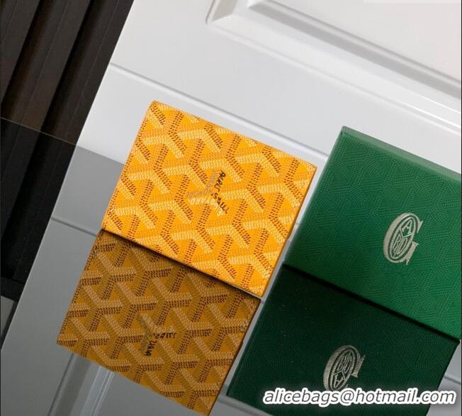 Cheapest Goyard Marigny Wallet GY3312 Yellow 2024