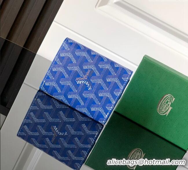 Grade Quality Goyard Marigny Wallet GY3312 Sky Blue 2024