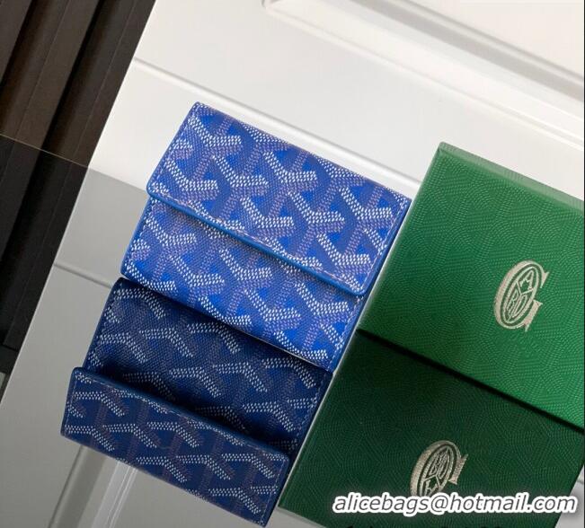 Grade Quality Goyard Marigny Wallet GY3312 Sky Blue 2024