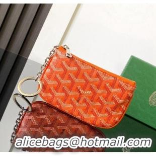 New Release Creation Goyard Sesame Pouch GY3316 Orange 2024