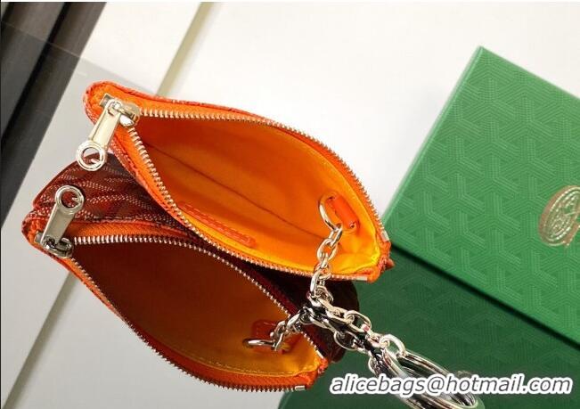 New Release Creation Goyard Sesame Pouch GY3316 Orange 2024