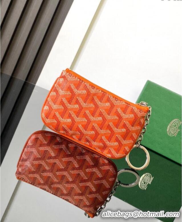 New Release Creation Goyard Sesame Pouch GY3316 Orange 2024