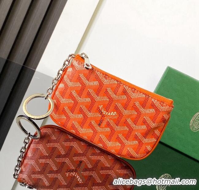 New Release Creation Goyard Sesame Pouch GY3316 Orange 2024