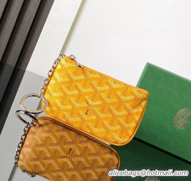 Market Sells Goyard Sesame Pouch GY3316 Yellow 2024