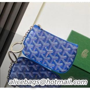 Good Quality Goyard Sesame Pouch GY3316 Sky Blue 2024