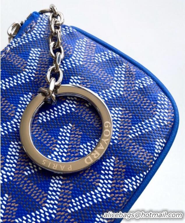 Good Quality Goyard Sesame Pouch GY3316 Sky Blue 2024