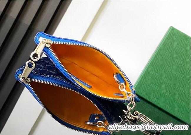 Good Quality Goyard Sesame Pouch GY3316 Sky Blue 2024