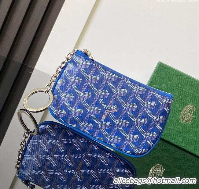 Good Quality Goyard Sesame Pouch GY3316 Sky Blue 2024