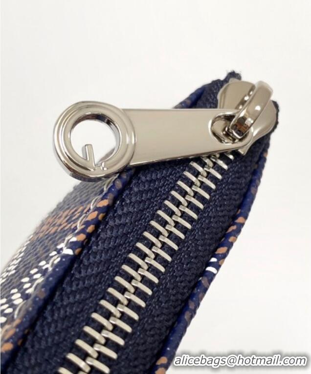 Inexpensive Goyard Sesame Pouch GY3316 Navy Blue 2024