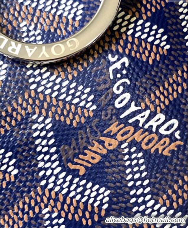 Inexpensive Goyard Sesame Pouch GY3316 Navy Blue 2024