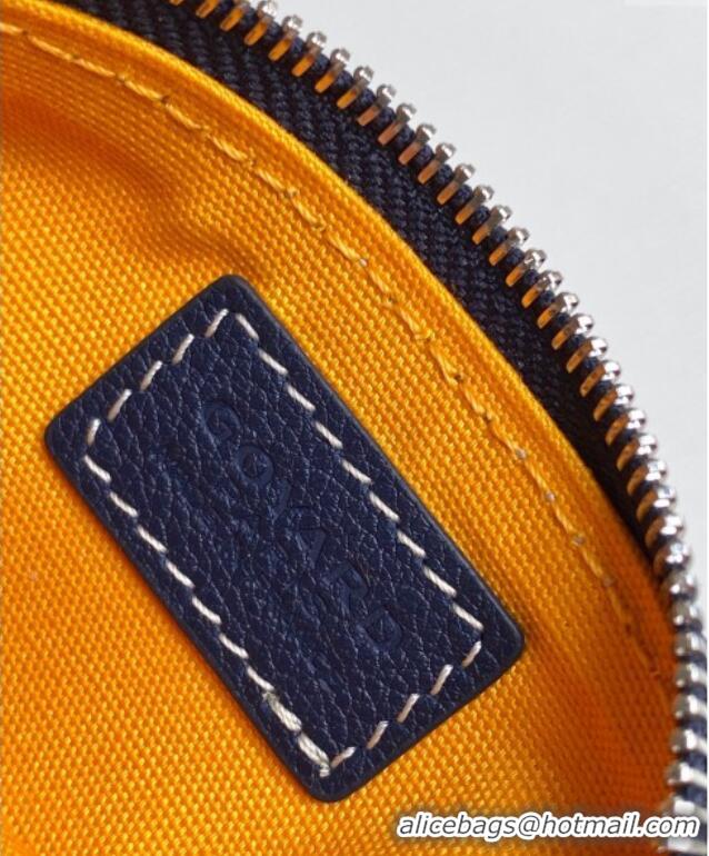 Inexpensive Goyard Sesame Pouch GY3316 Navy Blue 2024