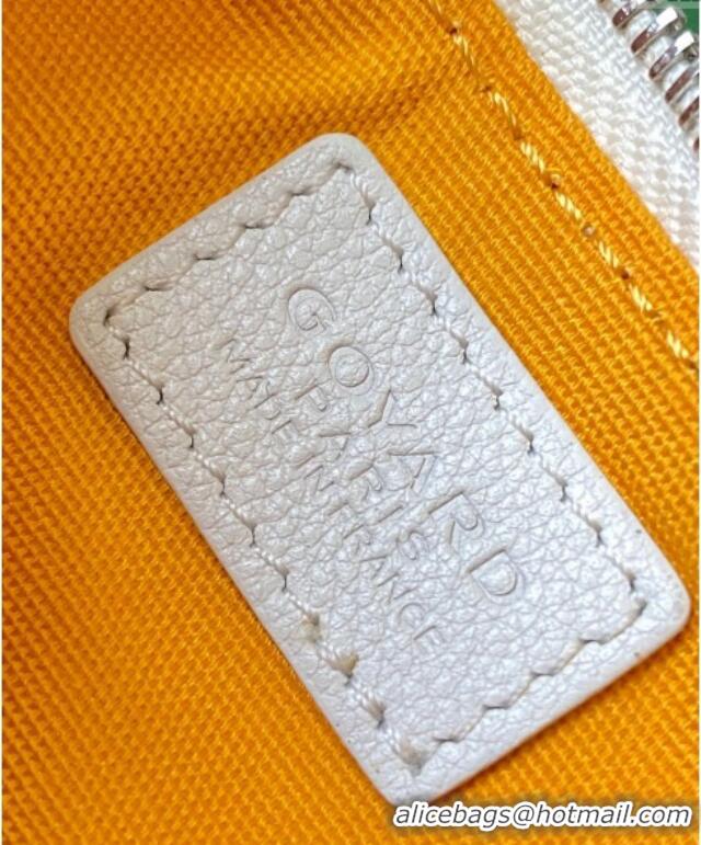 Luxury Cheap Goyard Sesame Pouch GY3316 White 2024