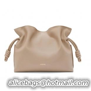 Trendy Design Loewe Medium Flamenco Clutch In Nappa Calfskin 262386 Nude Pink