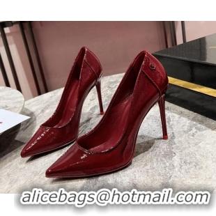 Stylish Christian Louboutin Sporty Kate High Heel Pumps 10cm in Patent Leather Red 1223134