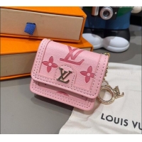 Trendy Design Louis Vuitton AirPods Pro Earpods Case 1130 Pink 2024