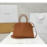 Pretty Style The Row Margaux 12 Tote Bag in Smooth Leather 1833 Brown 2024