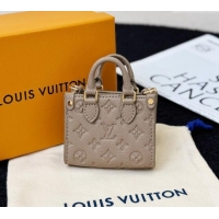 Traditional Discount Louis Vuitton Micro Bag On The Go Charm M02133 Grey 2024