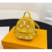 Good Taste Louis Vuitton Micro Backpack Bag Charm 1202 Yellow 2024