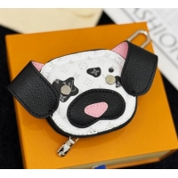 Luxury Discount Louis Vuitton LV Dog Bag Charm M02273 White 2024