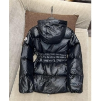 Luxury Discount Moncler Taleve Long Down Jacket 1203 Black 2024